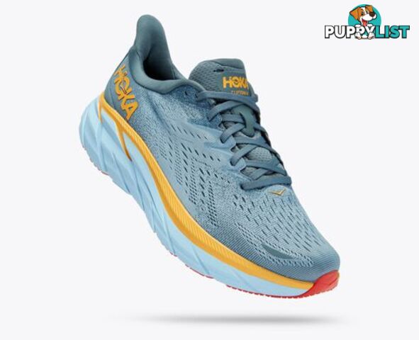 Hoka Clifton 8 Mens Running Shoe - Goblin Blue/Mountain Spring - HOKA