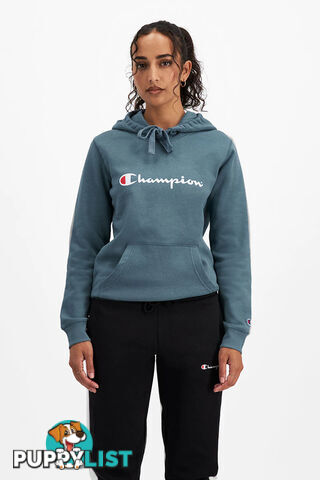 Champion Womens Ch Script Hoodie - CHAMPION