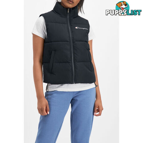 Champion Womens Roch Puffer Vest - Black - CHAMPION