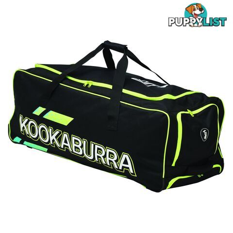 Kookaburra Pro 2.0 Wheelie Cricket Bag - Black/Fluro Yellow - KOOKABURRA