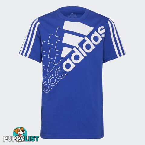 Adidas Boys Essentials Logo Tee - Blue - ADIDAS