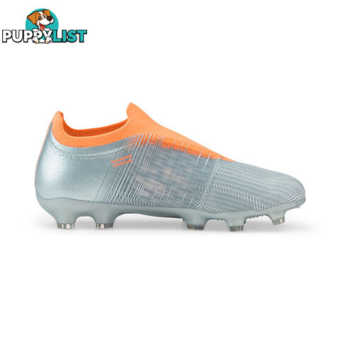 Puma Ultra 3.4 FG/AG Kids Footy Boot - Silver - PUMA