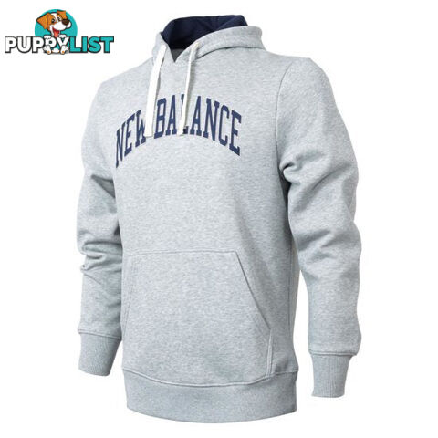 New Balance Mens Logo Hoodie- Athletic Grey - NEWBALANCE