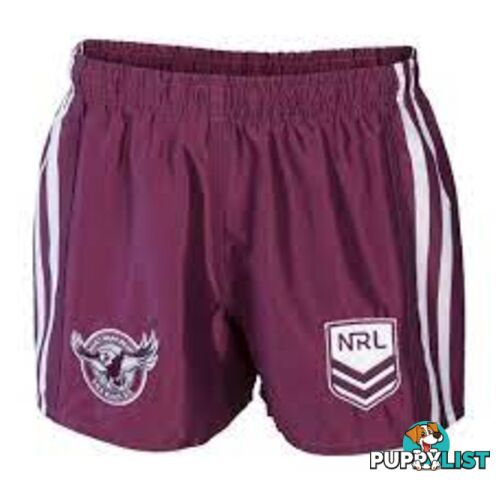 Tidwell Sea Eagles Away NRL Supporter Shorts - Maroon - TIDWELL