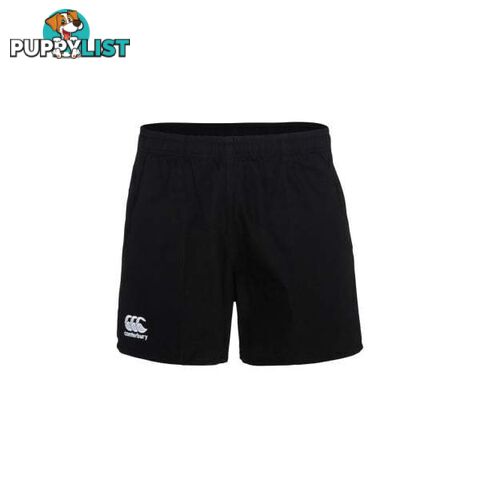 Canterbury Rugged Drill Short - Black - CANTERBURY - 5054773018231