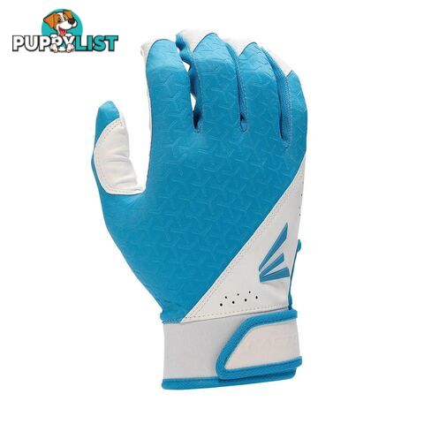 Easton Fundamental Fastpitch Womens Batting Gloves - Caroline Blue/White - EASTON