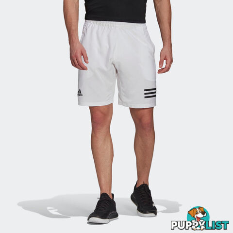 Adidas Mens Club 3Str Short - White - ADIDAS