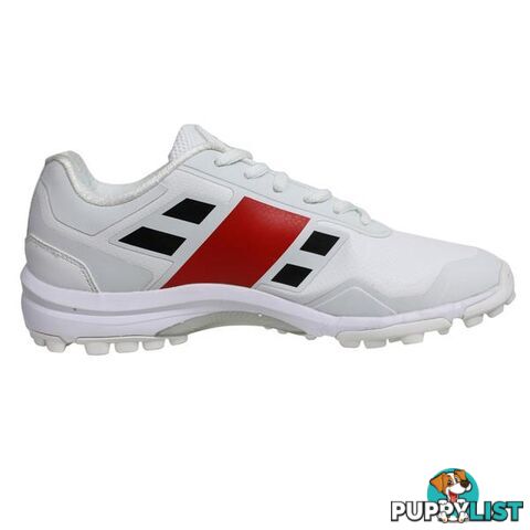 Gray-Nicolls Velocity 3.0 Rubber Junior Cricket Shoes - White lSize 5 - GRAYNICOLLS