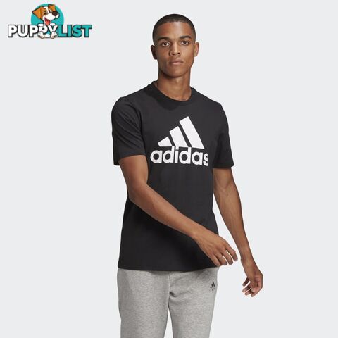 Adidas Mens Big Logo Tee - Black - ADIDAS