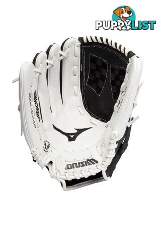 Mizuno Franchise 12.5 Inch Fastpitch Softball LHT Fielders Glove - Black/White - MIZUNO