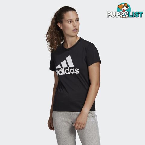 Adidas Womens Big Logo Tee - Black - ADIDAS