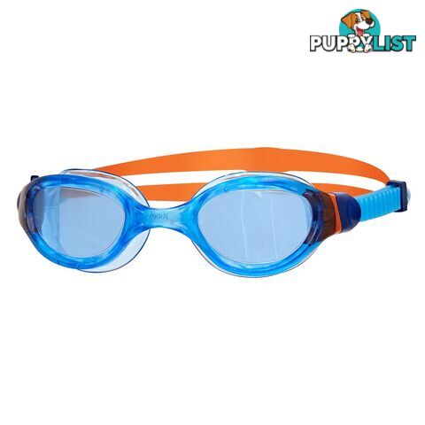 Zoggs Phantom 2.0 Junior Swim Goggles-Blue/Orange/Tint - ZOGGS - 749266045119