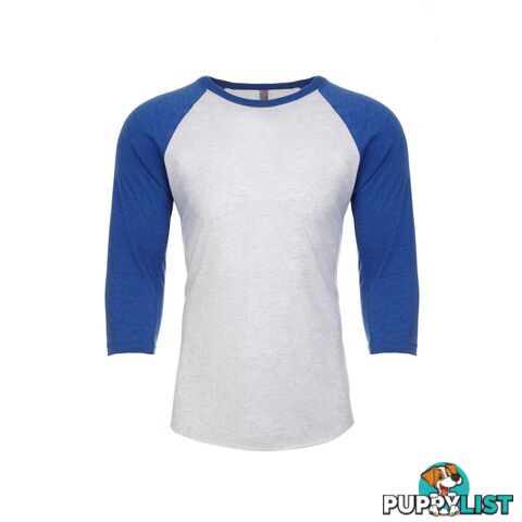 Legend Next Level Tri Blend 3/4 Raglan Baseball Tee- Royal - LEGEND - 2200001559110