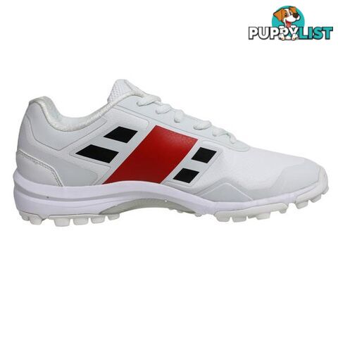 Gray-Nicolls Velocity 3.0 Rubber Adult Cricket Shoes - White lSize 8.5 - GRAYNICOLLS