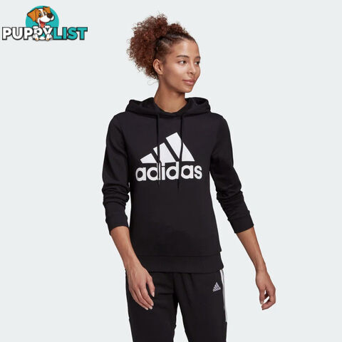 Adidas Womens Bl Ft Hoodie - Black/White - ADIDAS