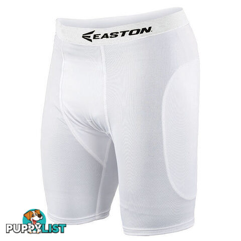 Easton Mens Baseball/Softball Sliding Shorts - White - EASTON