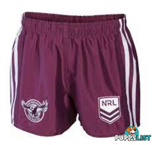 Tidwell Sea Eagles Away NRL Supporter Shorts - Maroon - TIDWELL