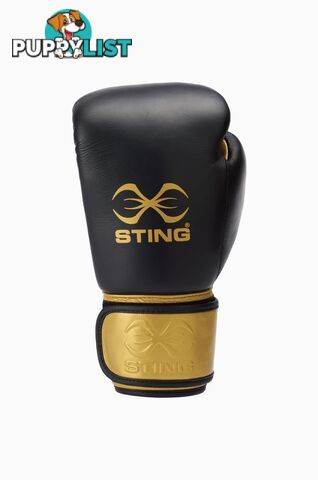 Sting 10oz Evolution Boxing Glove - Black/Gold - STING - 9336321025714