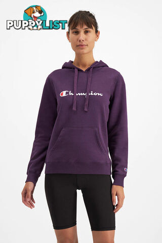 Champion Womens Ch Script Hoodie - CHAMPION