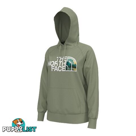 The North Face Womens Half Dome Pullover Hoodie - Tea Green - THE NORTH FACE