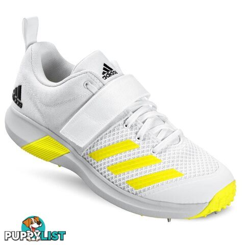 Adidas Adipower Vector Senior Cricket Shoe - White lSize 12 - ADIDAS