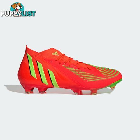 Adidas Predator Edge.1 FG Adult Footy Boot - Red - ADIDAS