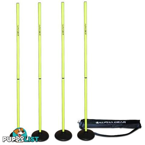 Alpha Gear Plastic Turf Base Speed Poles - ALPHA GEAR - 9349748000134