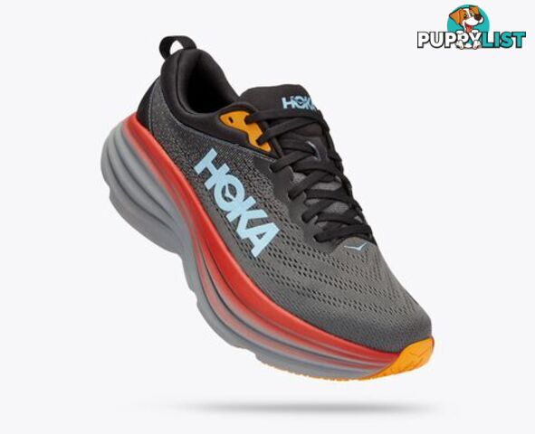 Hoka Bondi 8 Mens Running Shoe - Anthracite/Castlerock - HOKA