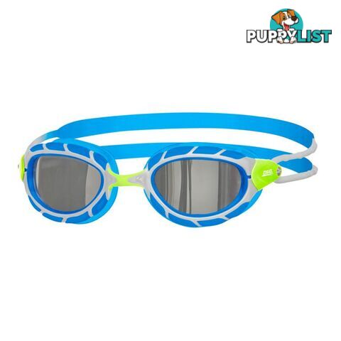 Zoggs Predator Titanium Small Swim Goggles - Green/Silver/Blue - ZOGGS