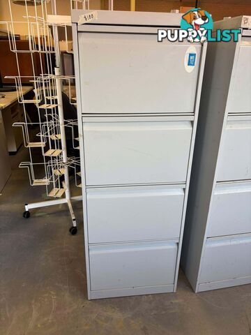 4-Drawer Vertical Filing Cabinet-Lockable