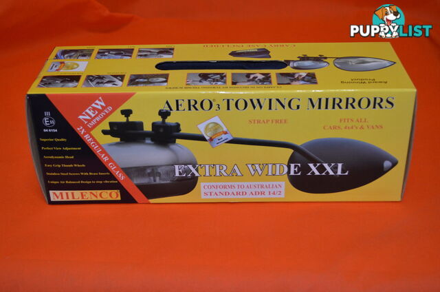 Milenco Aero3 Towing mirrors - SKU0002