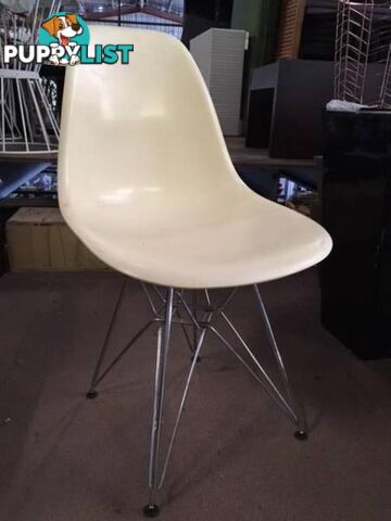 Replicia Charles Eames DSR Eiffel Dining Chair with Chrome Legs