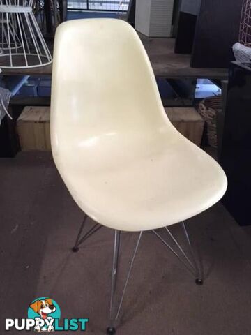 Replicia Charles Eames DSR Eiffel Dining Chair with Chrome Legs