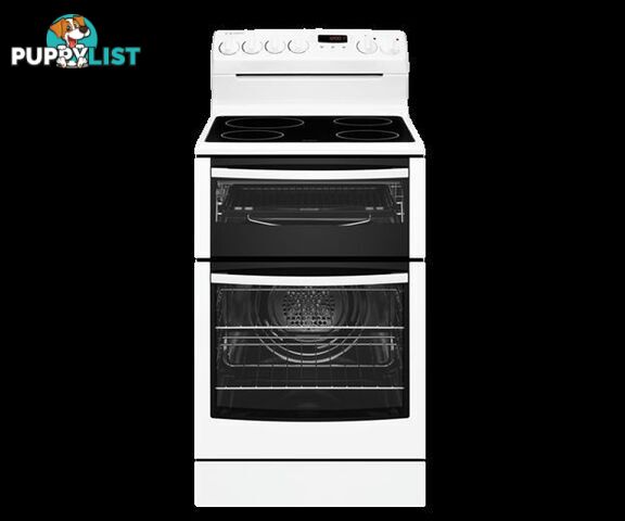 Westinghouse 54cm White Upright Stove with Ceramic Hob – WLE547WA