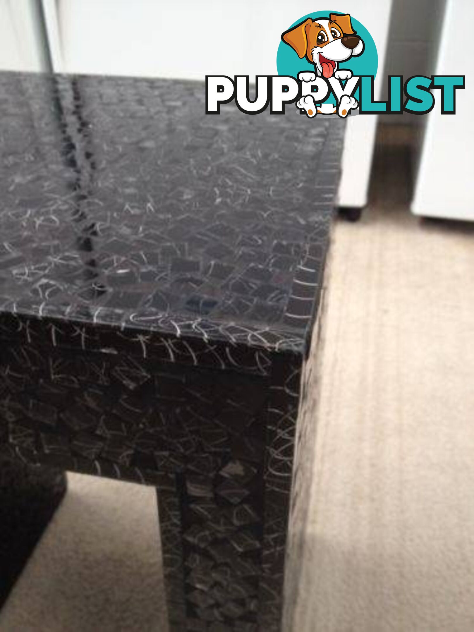 Mosaic Black Bedside Table - Stock NOW AVAILABLE IN SYDNEY