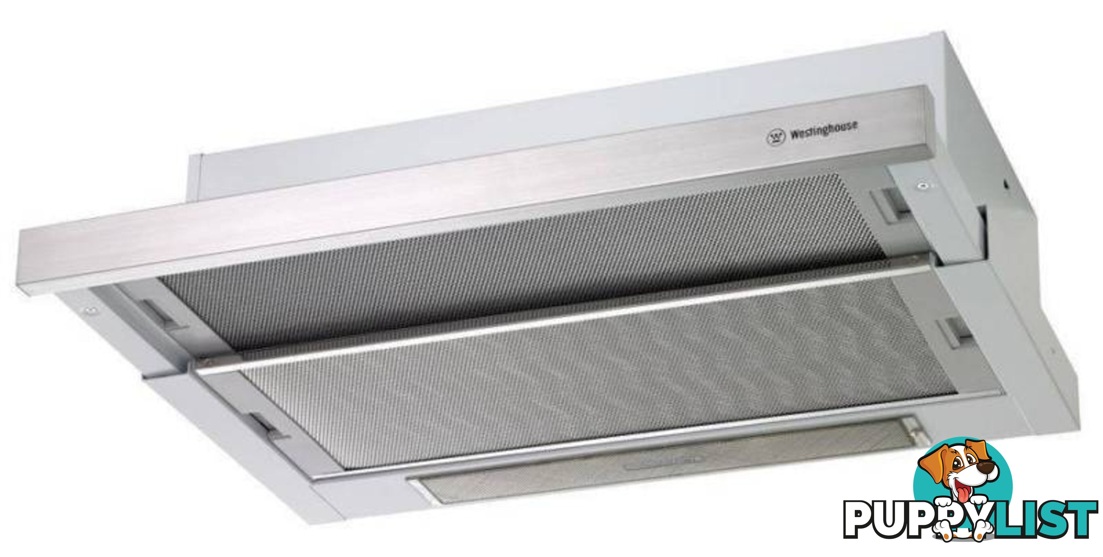 Westinghouse 60cm Slideout Stainless Steel Rangehood - WRH608IS