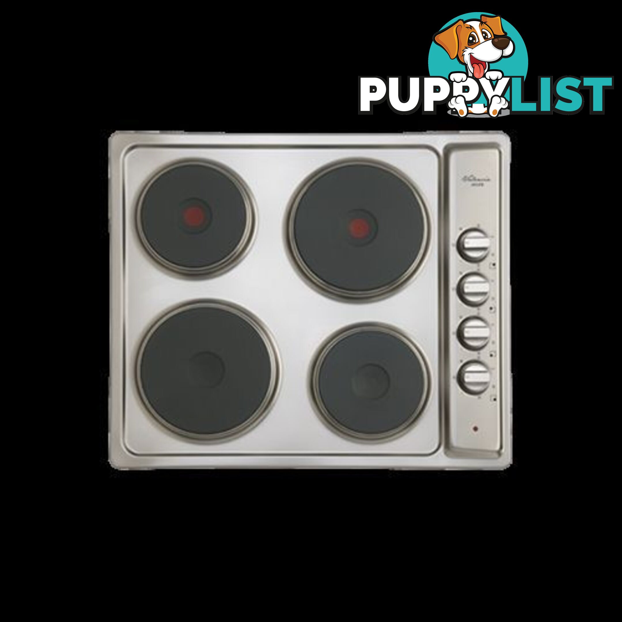 Euro 60cm Stainless Steel 4 Element Cooktop - Model: EPZ4EESXV