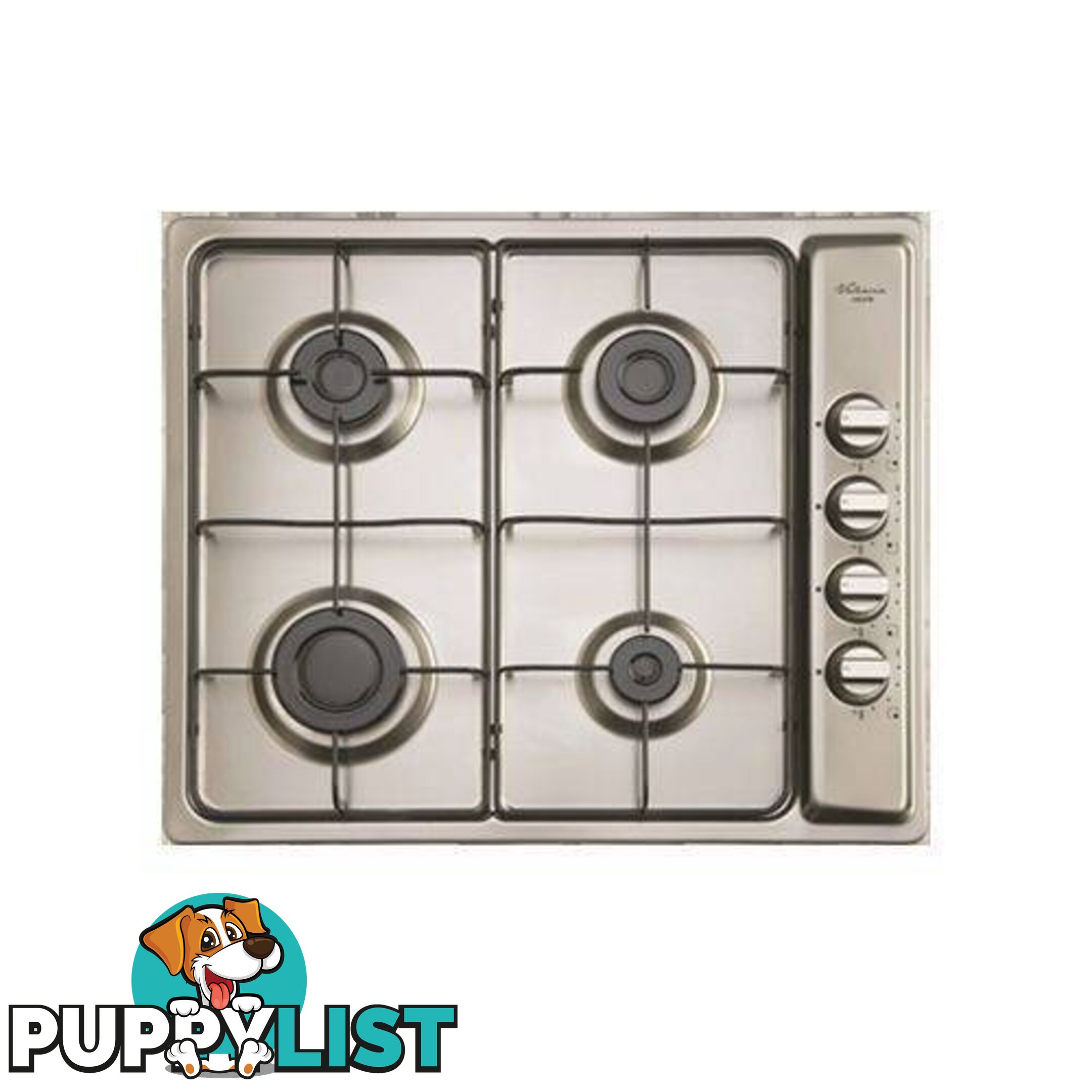 Euro 60cm 4 Burner Stainless Steel Gas Cooktop - Model: EPZ4GSXV