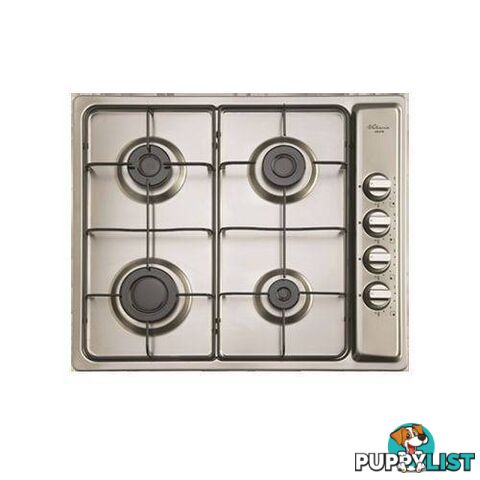 Euro 60cm 4 Burner Stainless Steel Gas Cooktop - Model: EPZ4GSXV