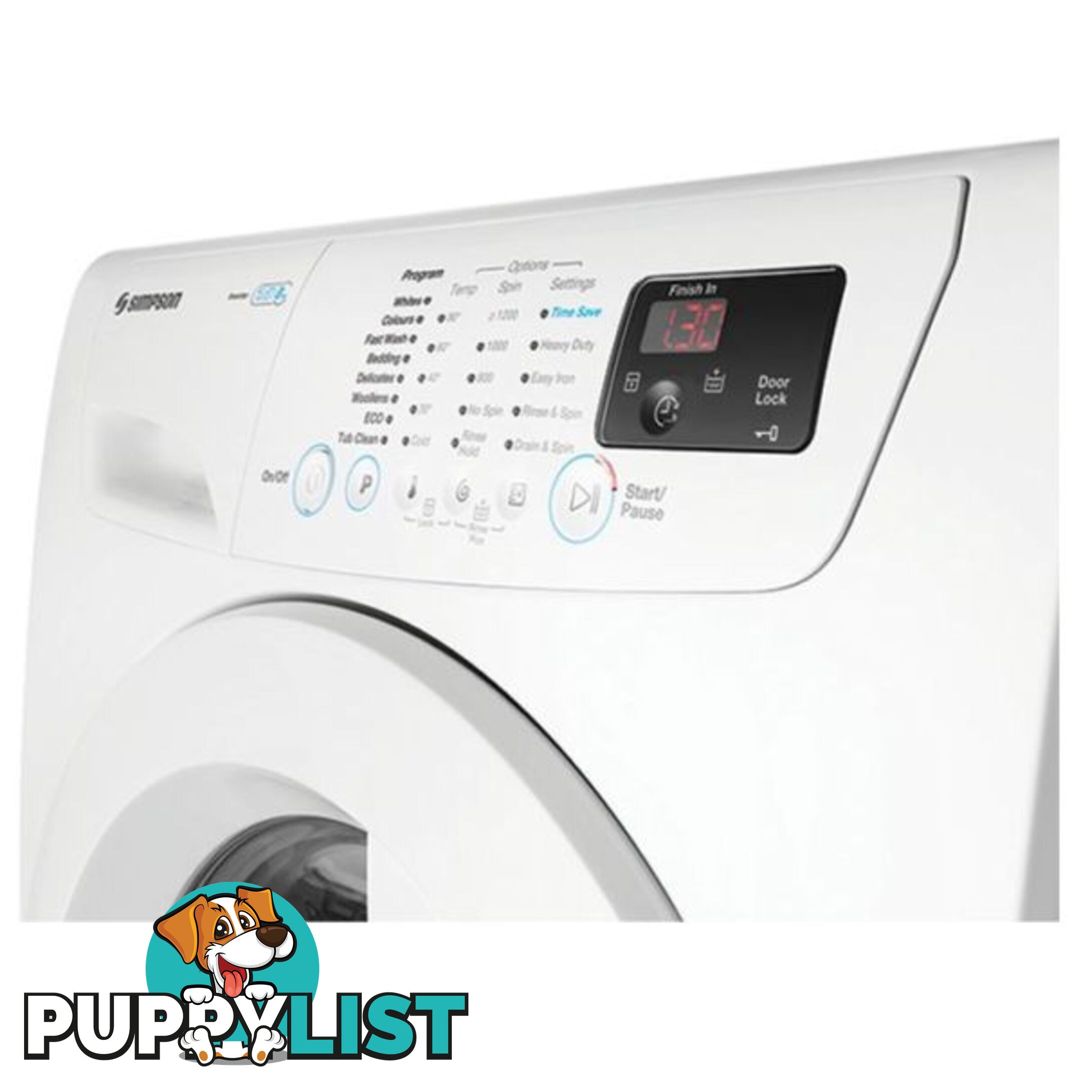 Simpson 8kg Front Load Washer 1200RPM Spin - Model: SWF12843