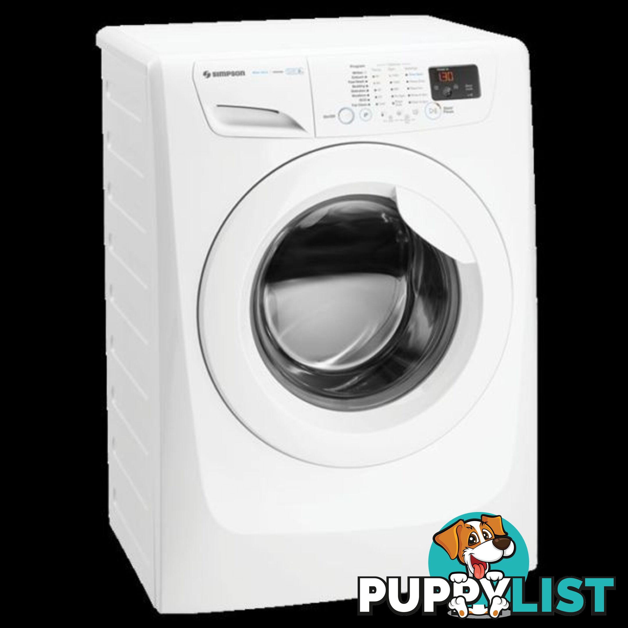 Simpson 8kg Front Load 1400RPM Spin Washer Model: SWF14843