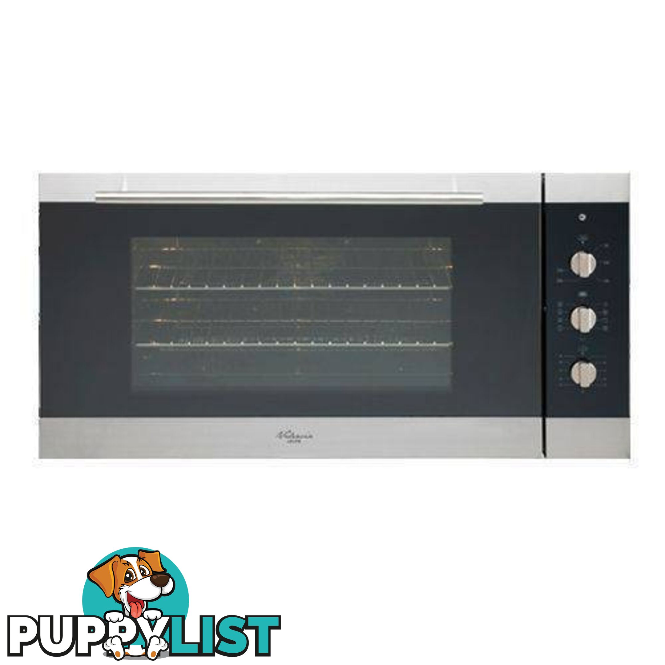 Euro 90cm Stainless Fan Forced Underbench / Wall Oven - EP900MSS