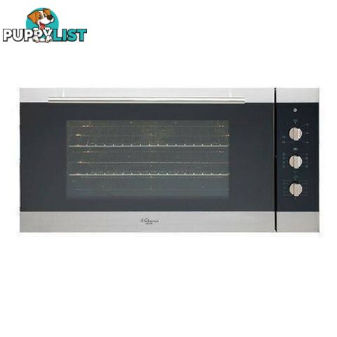 Euro 90cm Stainless Fan Forced Underbench / Wall Oven - EP900MSS