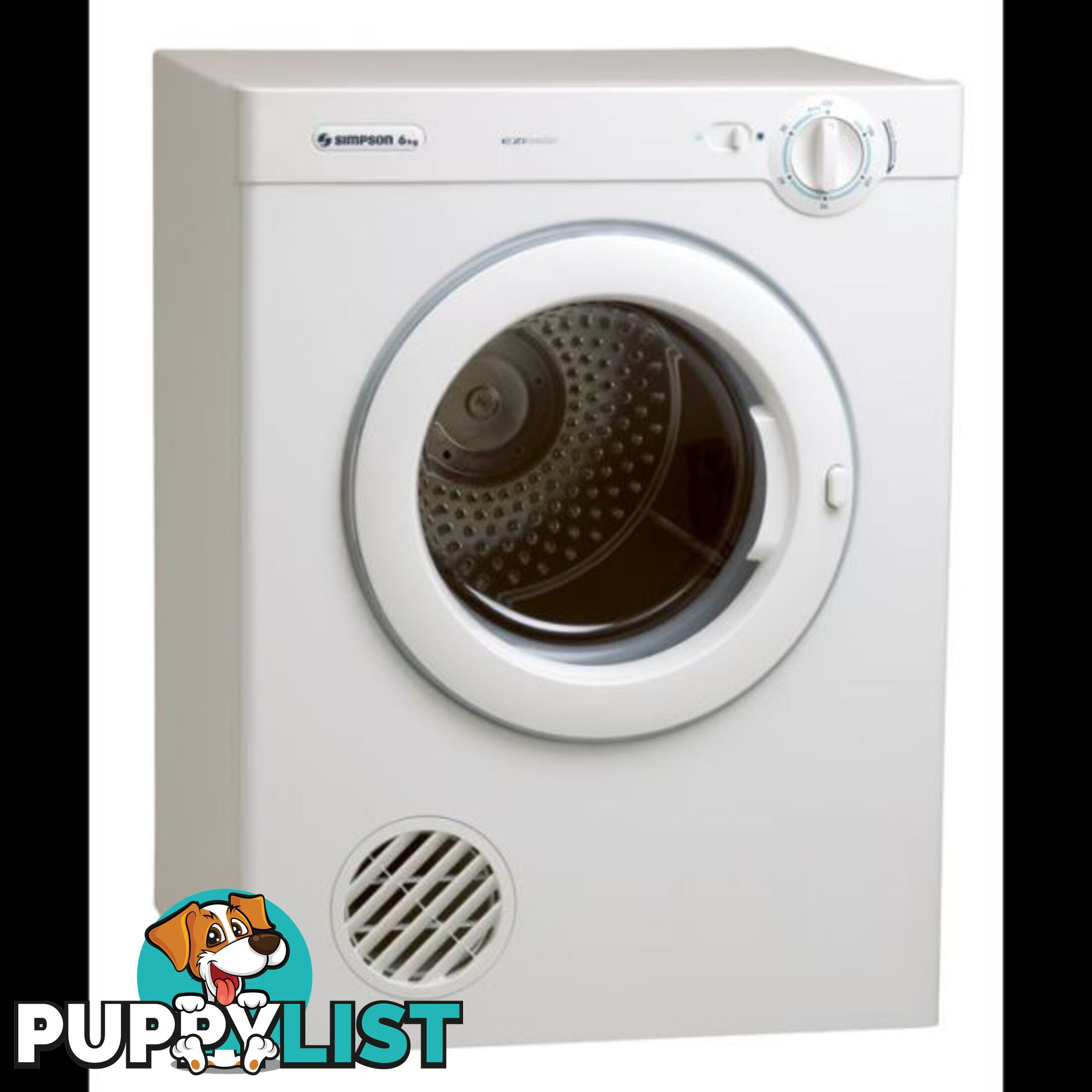 Simpson 6kg Manual Control Clothes Dryer - Model: 39S600M