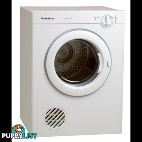 Simpson 6kg Manual Control Clothes Dryer - Model: 39S600M