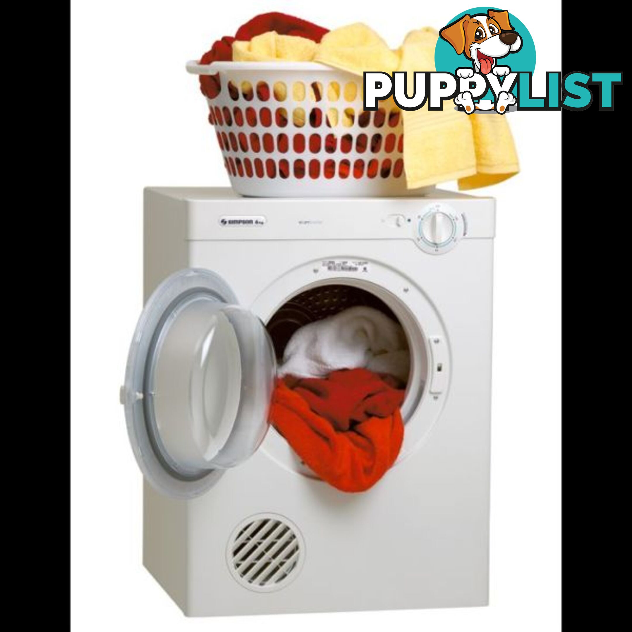 Simpson 6kg Manual Control Clothes Dryer - Model: 39S600M