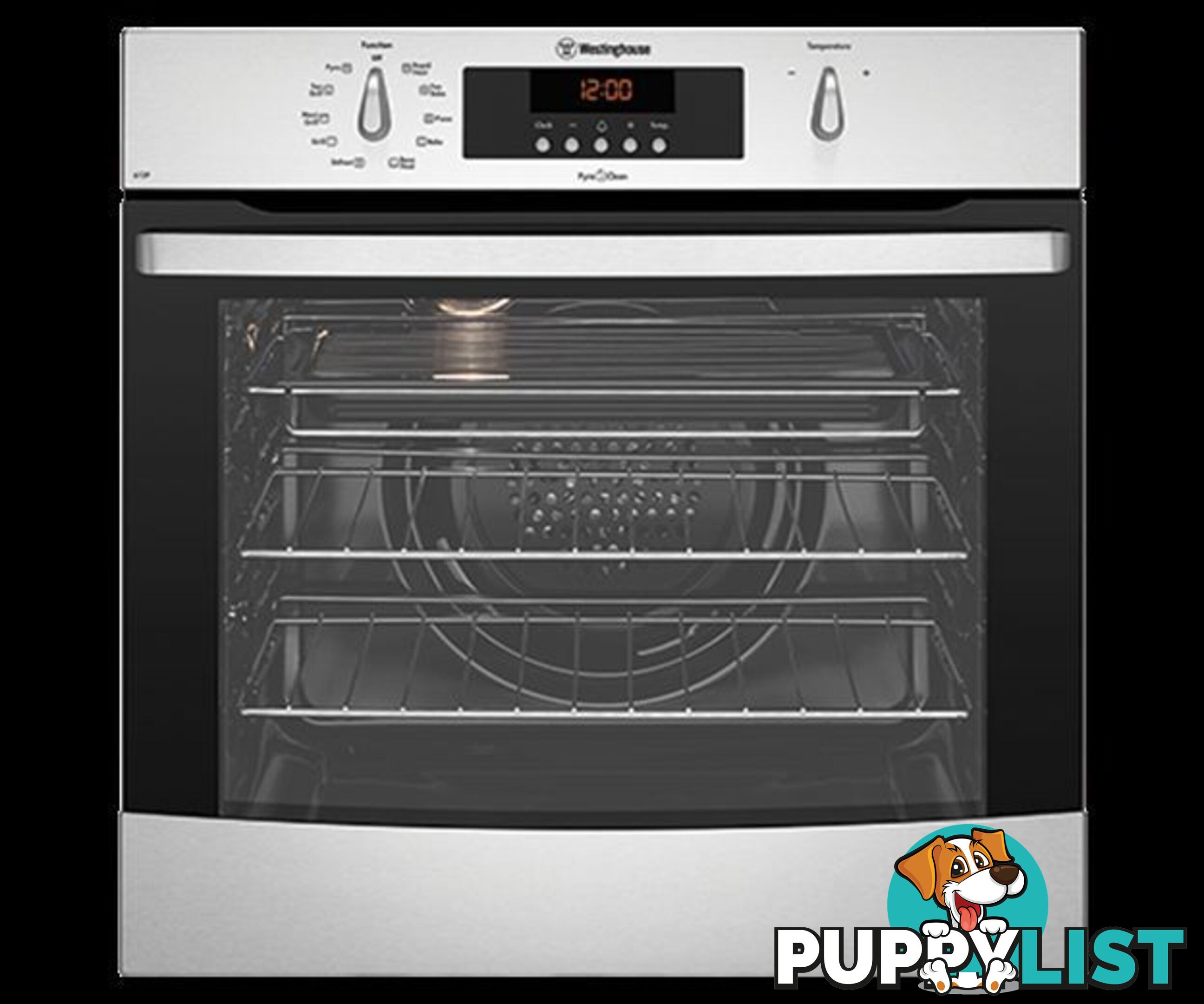 Westinghouse 60cm Stainless Steel PyroClean Oven – WVEP615S