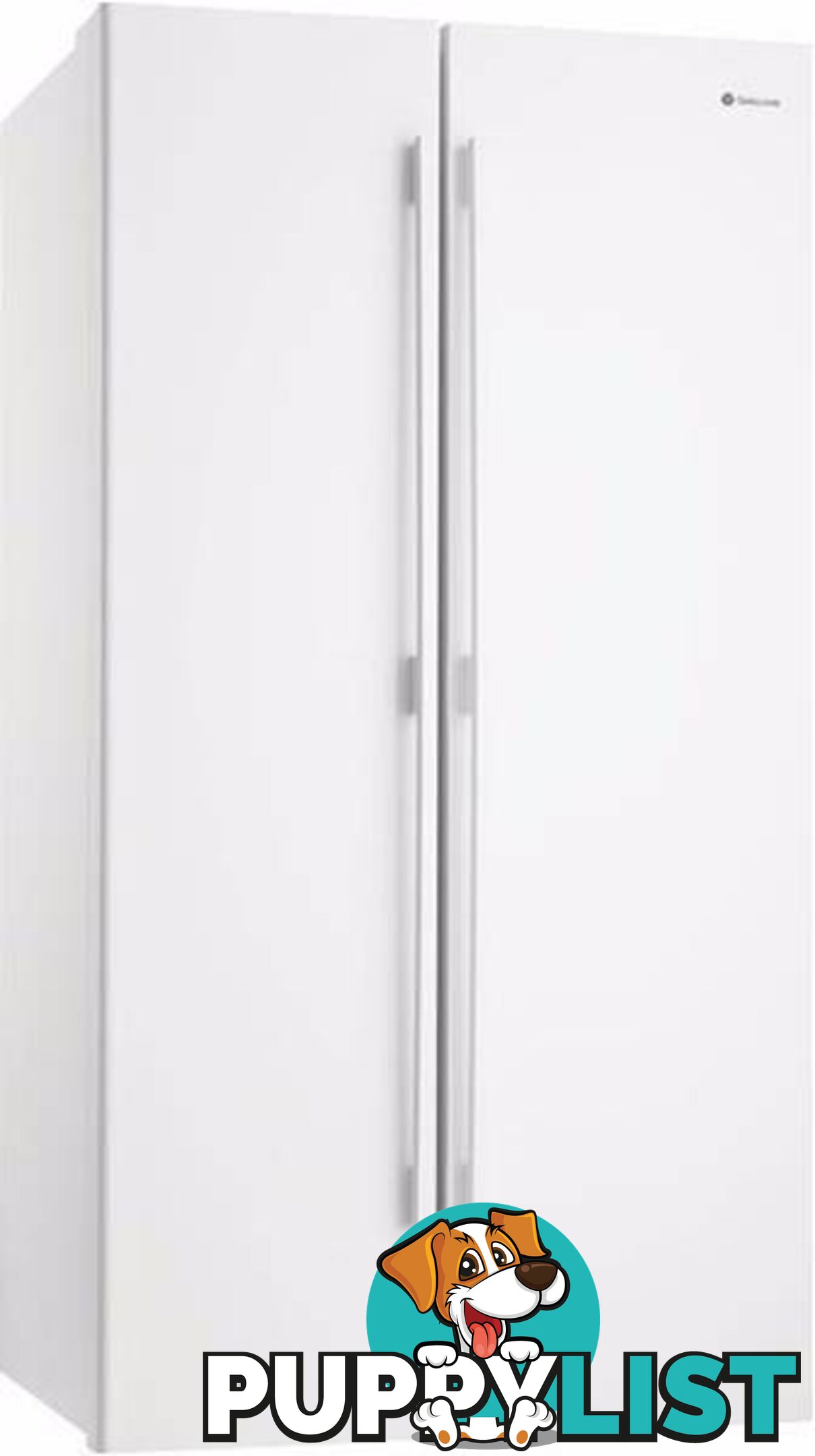 WESTINGHOUSE 610LT WHITE SIDE BY SIDE FRIDGE FREEZER WSE6100WF