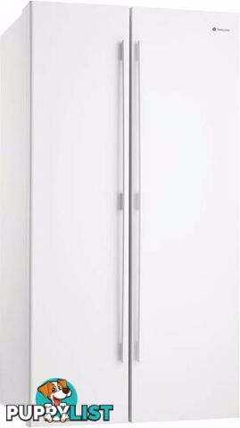 WESTINGHOUSE 610LT WHITE SIDE BY SIDE FRIDGE FREEZER WSE6100WF