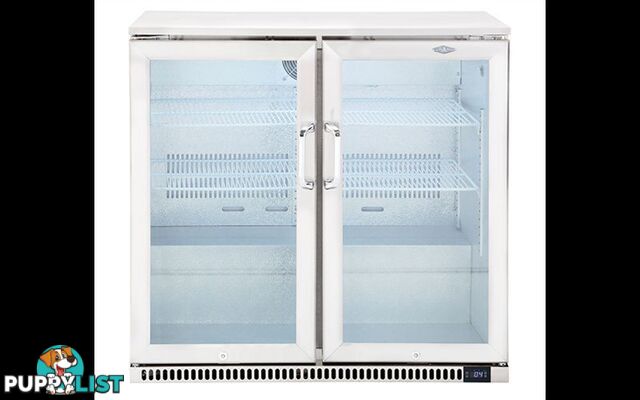 BeefEater 190 Litre 2 Door Stainless Steel Outdoor Fridge BS28200